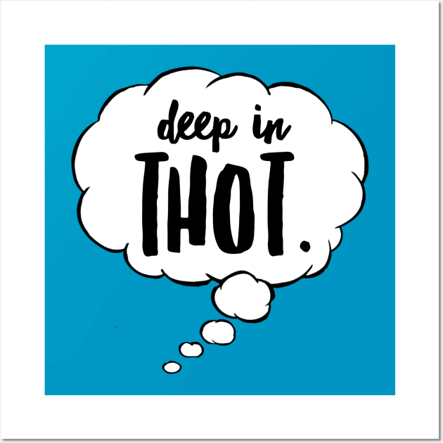 Deep In Thot (Font) Wall Art by JasonLloyd